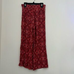 Bandana coral flowy pants for short girls!